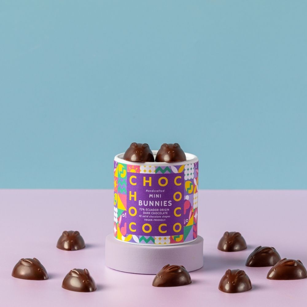 Dark Chocolate Mini Bunnies Tube (vf)