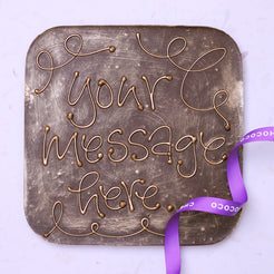 Personalised giant dark chocolate bar (vf) – view 2